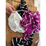 Vince Camuto T5 Maxi Dress Striped Pink White Black Spaghetti Strap XL Photo 4