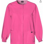 Cherokee  Pink Scrub Jacket Photo 0