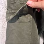ZARA  Green Cotton High Waisted Cargo pants size 2 Photo 3