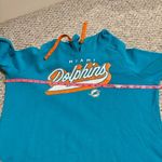 Fanatics  Aqua Miami Dolphins NFL First Contact Raglan Pullover Hoodie- Size XL Photo 6