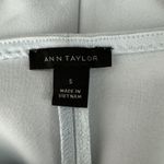 Ann Taylor  Shirt Womens Small Light Blue Shell‎ Layering Preppy Casual Career Photo 5