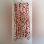 ALLSAINTS  Slvina Momo Asymmetrical Floral High-Low Skirt Size 12 Photo 6