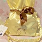 Sanrio Pompompurin LARGE Satin luxury shoulder bag (RARE) NWT Photo 2