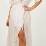 Showpo Blush Metallic Maxi Dreas Photo 0