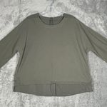 Lululemon  Shirt Womens Medium Sage Green Live to Layer Casual Running Athleisure Photo 1