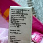 Free People Pink Lipstick Combo Floral Print High Rise Flare Jeans Women’s 28 Photo 8