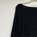 1. State  Black Long Sleeve Twist Back Shark Bite Hem Sweater Womens XXS Photo 3