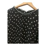 J.Crew Ruffled Pleated Polka Dot Dress 10 Oversized Midi Retro Holiday Party Mod Photo 3