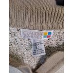 Maggie Barnes Vintage‎ Claudia Barnes Floral V Neck Collared Sweater Size Large Photo 3