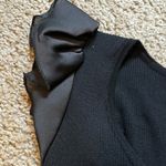Philosophy  Black Ruffled Tank Top Sweater Photo 3