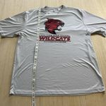 Lake View Wildcats High School Gray Red Black Short Sleeve Cationic Tee Large Photo 4