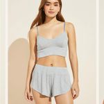 Eberjay Eberjey Elon Relaxed Rib Bralette in Heather Grey Size Small NWT Photo 1