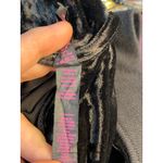 Betsey Johnson  Performance Pullover Small Black Cowl Neck Crushed Velvet Photo 5