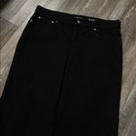 J.Crew  ‘96 Slim Wide Leg Black Jeans size 33 Photo 8