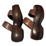 Seychelles  Made in Italy Troublemaker Platform Sandals S(6) Brown 3" Rise Photo 2