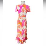 RHODE Lulani Midi Dress Size 2 Pink Photo 7