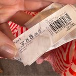 Monoprix Femme Red White Striped Tiered Midi Dress Womens S Prairie Boho Casual Photo 3