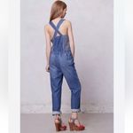 Anthropologie  HOLDING HORSES Eyelet Chambray Denim Jean Jumper Overalls Jumpsuit Photo 2