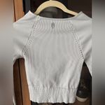 FP Movement Cut It Out Long Sleeve Top free people ribbed tee workout cropped White Photo 7