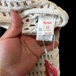 Romwe  Cream Crochet Cape,Size M,100%Polyester,NWT Photo 1