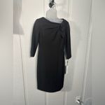 Calvin Klein  Scuba-Crepe Black Dress Size 12P… Photo 1