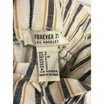 Forever 21  Striped Paper Bag Waist Pants High Rise Casual Trousers‎ S Photo 3