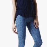 7 For All Mankind Pants The Skinny Moroccan Blue Jacquard 30 7FAM Womens Photo 0