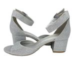 Dream Paris  Women's Silver Glitter Heels Sandals Platform Y2K Photo 7