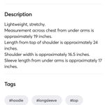 Rue 21 Long Sleeve Hoodie Lightweight Pullover Comfy Beige Photo 8