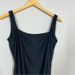 Madewell NEW  Black Second Wave Square Neck Tank One Piece Swimsuit Photo 4