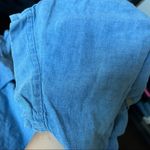 Madewell Central Linen Blend Chambray Button Front Shirt Dress XXS Photo 9