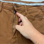 Judy Blue High Rise Control Top Wide Leg Crop Jean Camel Brown Size 13 / 31 Photo 9