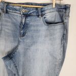 Lands' End Mid Rise Slim Jean Light Blue Ankle Jeans Size 22W Photo 14