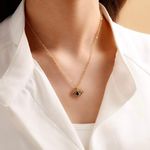 gold evil eye pendant necklace Photo 0
