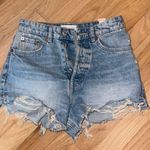 ZARA light wash denim shorts Photo 0