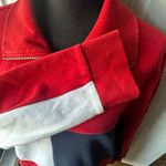 Tommy Hilfiger Color-Blocked Zip-Front Sweater Dress Size L Photo 3