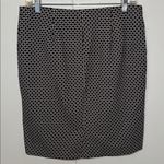 J.Jill Ponte Pencil Skirt Geometric Print Women’s S Small Petite Black & White Photo 3