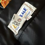 Esme 1950s Silk Embroidered Kimono Robe Large Asian Chinese Art Long Pockets Black Photo 9