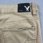 American Eagle  Womens Khaki Pants 10 Short Jegging Super Stretch AE Sateen Slim Photo 5
