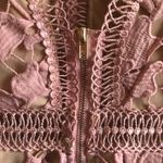 Romeo + Juliet Couture Double-V Lace Midi Dress Photo 8