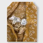 Hippie Rose Yellow Floral High Rise Skirt Photo 1