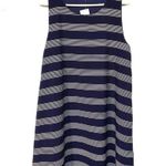 Everly  navy‎ white striped tank dress women’s size large NWT Photo 0