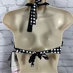 Coco reef Verso Reversible Twist Bikini Top Black & White Polka Dots 32/34D NWT Photo 5