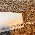 Talbots Flawless Five Pocket White Lace Up Ankle Cropped Jeans Size 4 Photo 5