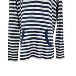 Vineyard Vines  Hoodie Long Sleeve Striped Casual Pullover Top Blue Small Photo 5