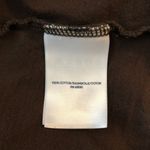 Lands' End Womens Relaxed Supima Cotton Long Sleeve Crewneck T Shirt Top Brown XS Photo 3