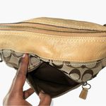 Coach Signature Jacquard Duffle Bag F10403 – Classic Brown Shoulder Bag Photo 7