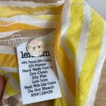 Lemlem  Zeritu Bahiri Yellow Striped Strapless Ruffle Maxi Dress Large New Photo 8