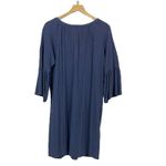 Lilly Pulitzer Del Lago Bell Sleeve Tunic - Blue - Large Photo 6