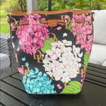 Dooney & Bourke monogrammed, hydrangea, drawstring, bucket bag Photo 1